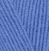 Пряжа "LANAGOLD CLASSIC" 237 синий 5*100 г. 240м 49% шерсть, 51 % акрил  ALIZE 237														