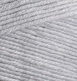 Пряжа "BELLA" серый 21 5*50 г. 180м 100% хлопок  ALIZE