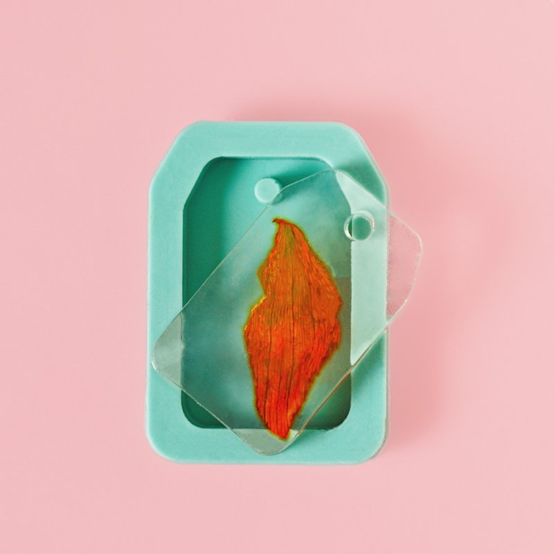 Молд для кулона "Трапеция" силиконовый 25х40мм  Выдумщики														