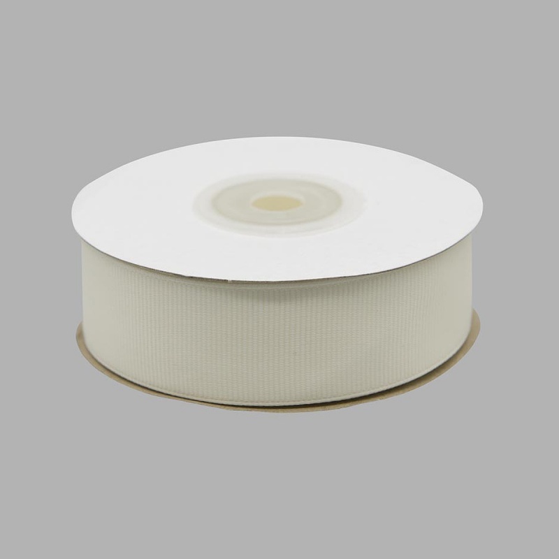 Лента репсовая 25мм молочный 25мм*25м 047														