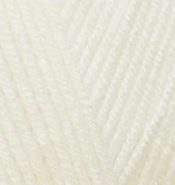 Пряжа "BABY BEST" 62 кремовый 5*100 г. 240м 10% бамбук, 90% анти-пиллинг  ALIZE 62														