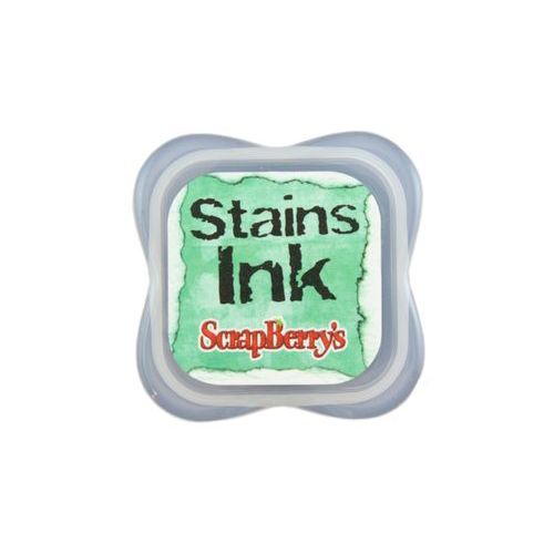 Чернила с эффектом цветовых пятен Stains Ink, цвет зеленый  ScrapBerrys SCB1210505														