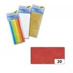 Бумага тонкая (папиросная), 20г/м², 50х70см, 5л. красный 20