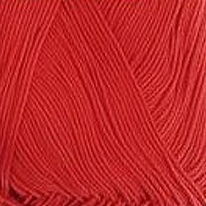 Пряжа "Ромашка" 0810 алый 4*75 г. 320м 100% хлопок  ПНК им. Кирова