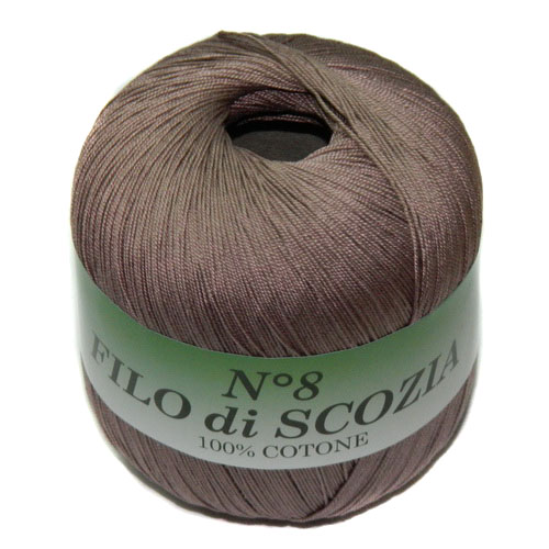 Пряжа "FILO di SCOFIA №8" 162 бежево-розовый 10*50 г. 340м 100% хлопок  Италия 162														