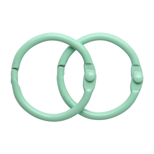 Кольца для альбомов цвет мята, 35мм, набор 2шт. 7725963/5AS-105														