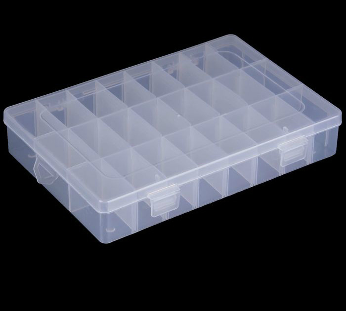 Контейнер 24 ячеек прямоугольный 19,5*13*3,5см 184787/JJ0078C	