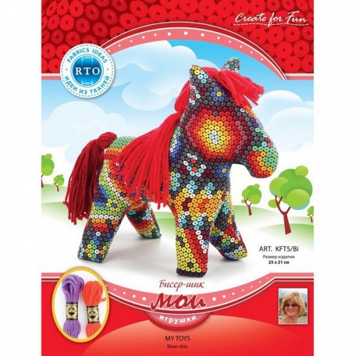 Набор для творчества "Игрушка. Бисер-шик. Лошадка"  РТО