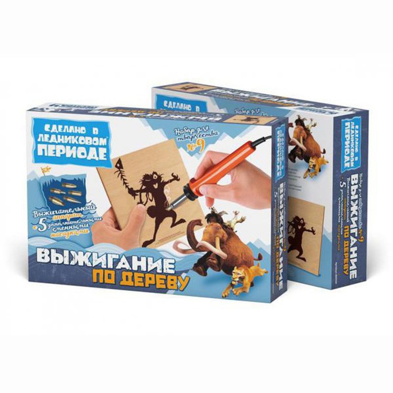 Набор для выжигания "Ледниковый период 4. Белка Скрат"  ЭМ