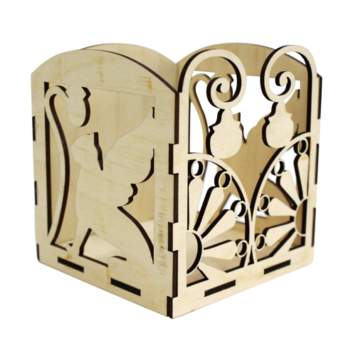 Заготовки деревян. Коробочка для бумажек 11*11*11см  АСТРА 494593														