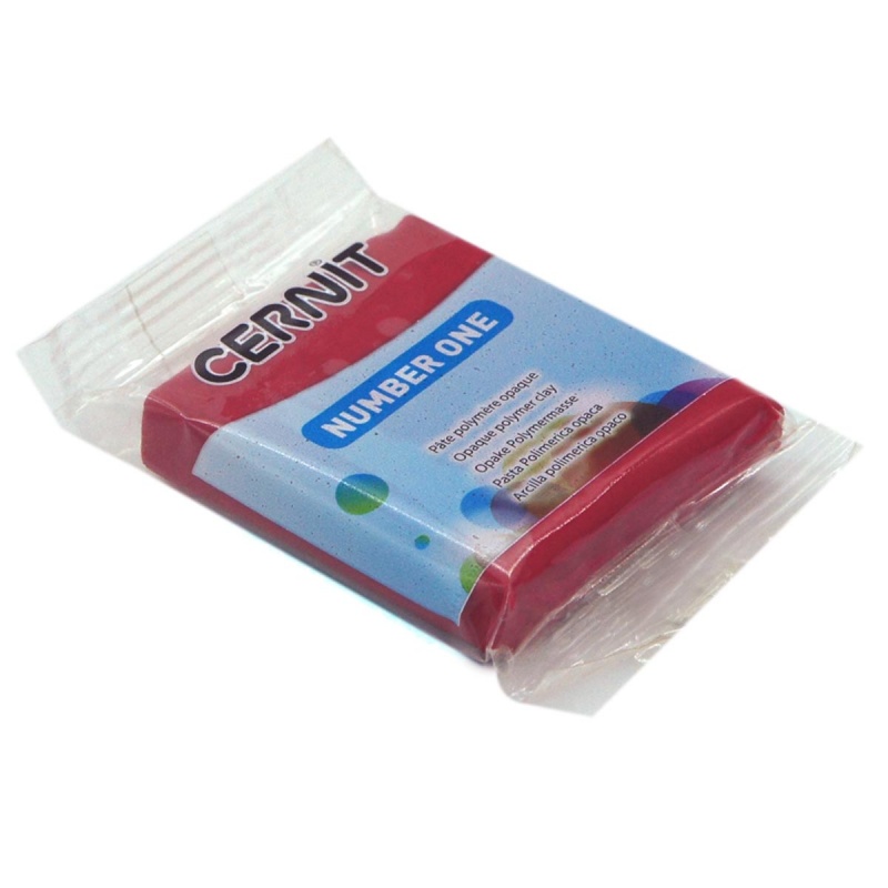 Глина полимерная "Cernit № 1" цвет 463 рождественский красный, 56-62гр. CE0900056														