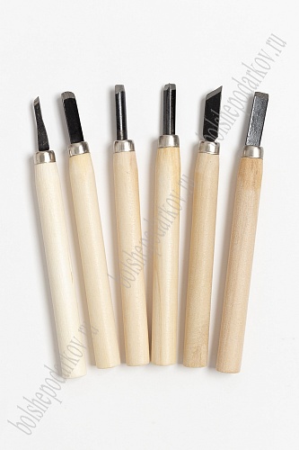 Набор резцов по дереву 6шт.  Больше подарков SF-5502														