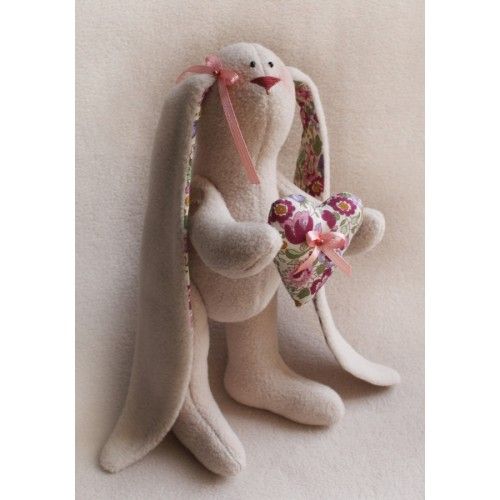 Набор для творчества "Игрушка текстильная "Зайка с сердечком" 20см ЗД-01/498643														