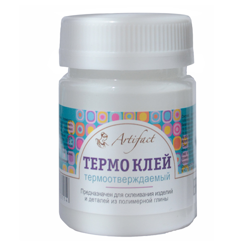 Клей для полимерной глины термоотверждаемый 50мл  АРТЕФАКТ 7509-01														
