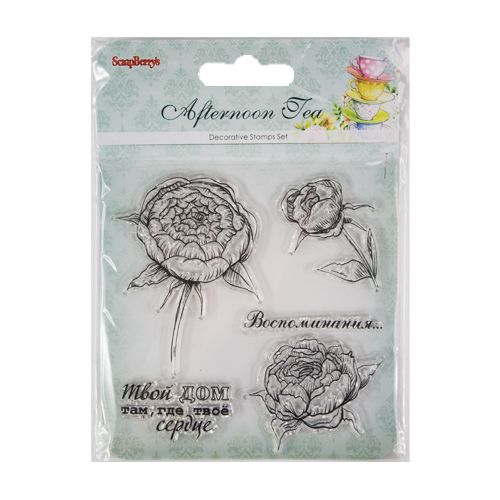 Штамп набор "Сладости. Воспоминания"  ScrapBerrys SCB4904004