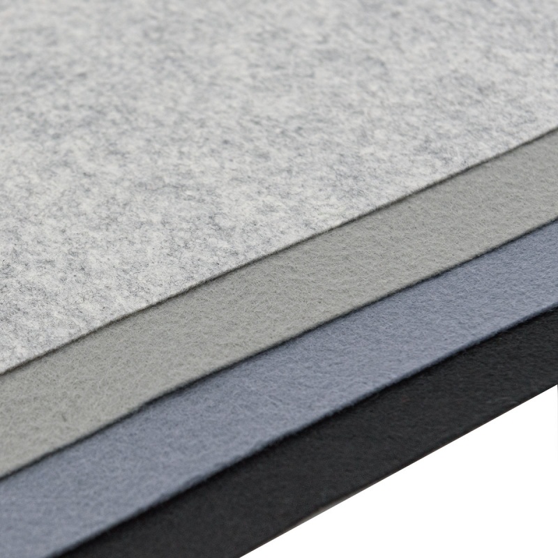 Фетр набор №7 4 листа (оттенки серого+черный) мягкий А4 1мм  АСТРА 7730788														