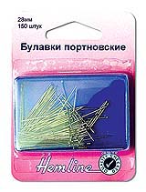 Булавки-гвоздики портновские 28мм в пласт. контейнере 150шт.  Гела 670														