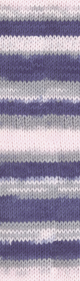 Пряжа "BABY BEST BATIK" 6665 розово-серо-фиолетов. 5*100 г. 240м 10% бамбук, 90% анти-пиллинг  ALIZE 6664														