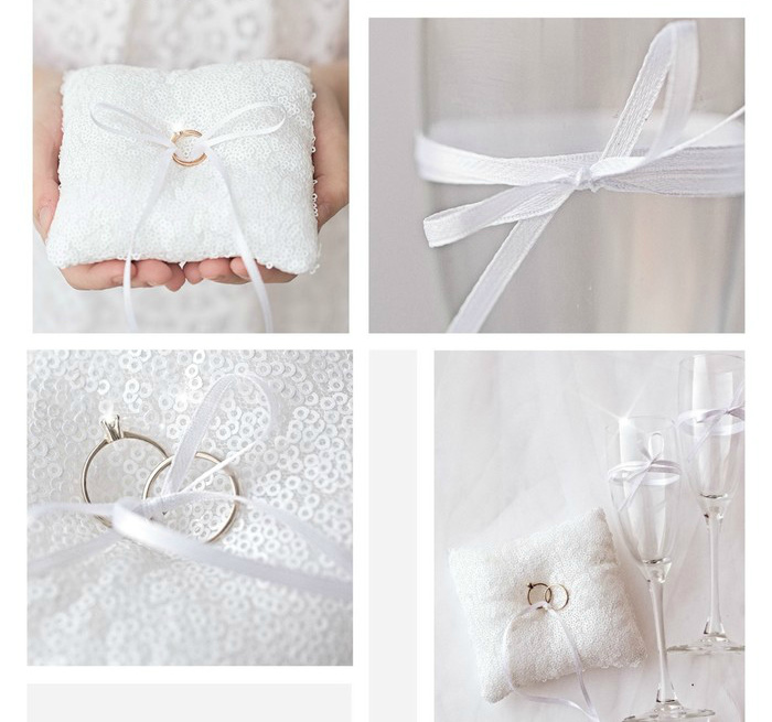 Набор для творчества "Шитье. Подушечки для колец и бокалов "Белый танец" 21*15 см  АРТузор СЛ 2929573														