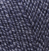 Пряжа "LANAGOLD CLASSIC" 901 черно-серый 5*100 г. 140м 49% шерсть, 51 % акрил  ALIZE 901														