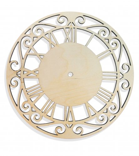 Заготовки деревян. Циферблат Римский 24*24см (L-325)  АСТРА L-325														