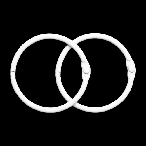 Кольца для альбомов цвет белый, 40мм, набор 2шт. 7725964/5AS-106														