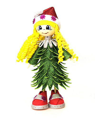 Набор для творчества "Создай куклу. Девочка-Ёлочка" фоамиран  Волшебная мастерская