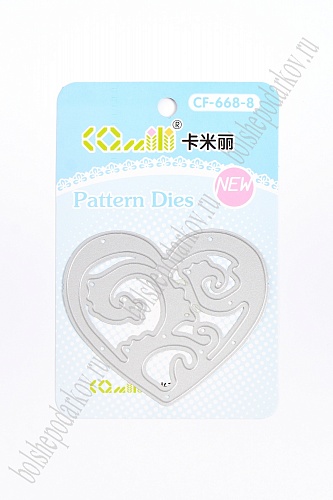 Трафарет для тиснения и вырубки "Сердечко" SF-3492/810-94														