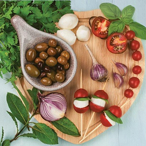 Салфетки для декупажа 33*33см Ланч каждый день 3-хслойные  Maki 017401														