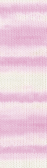 Пряжа "BABY BEST BATIK" 6660 бело-розовый 5*100 г. 240м 10% бамбук, 90% анти-пиллинг  ALIZE 6660														