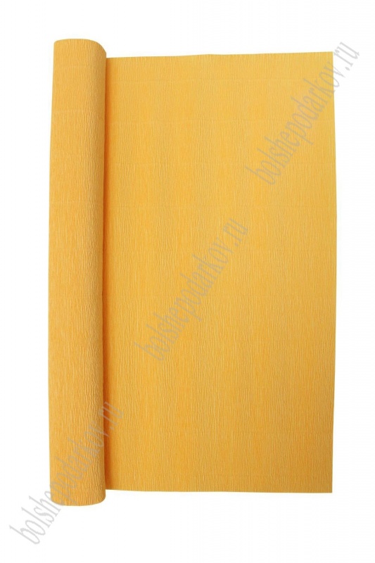 Бумага гофре 576 оранжевый 50см*2,5м  Италия 576														