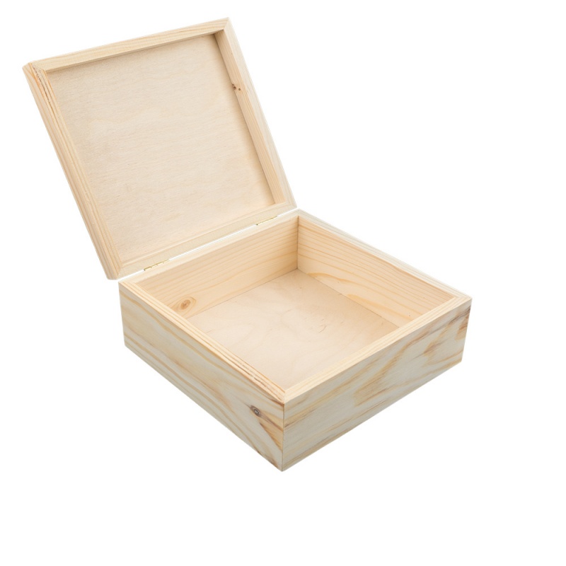 Заготовка для декорирования "Шкатулка" 20*20*9см дерево сосна  Mr. Carving ВД-365														