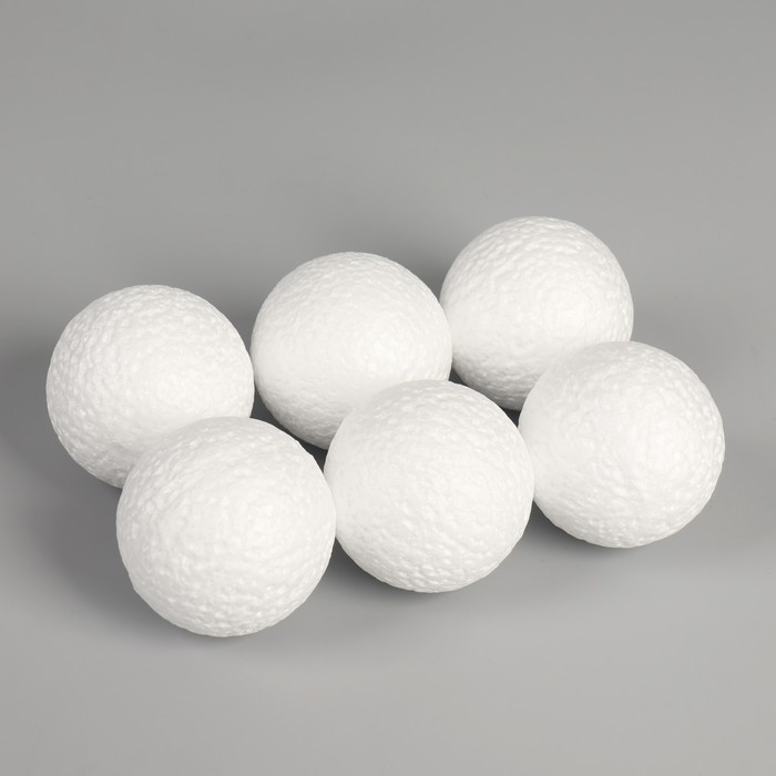 Пенопласт белый Шарик d=6см 680236/9349827														