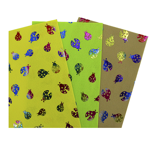 Фетр листовой "Божьи коровки" 1.0мм  180гр, А4 за 1 лист  АСТРА 7717060														