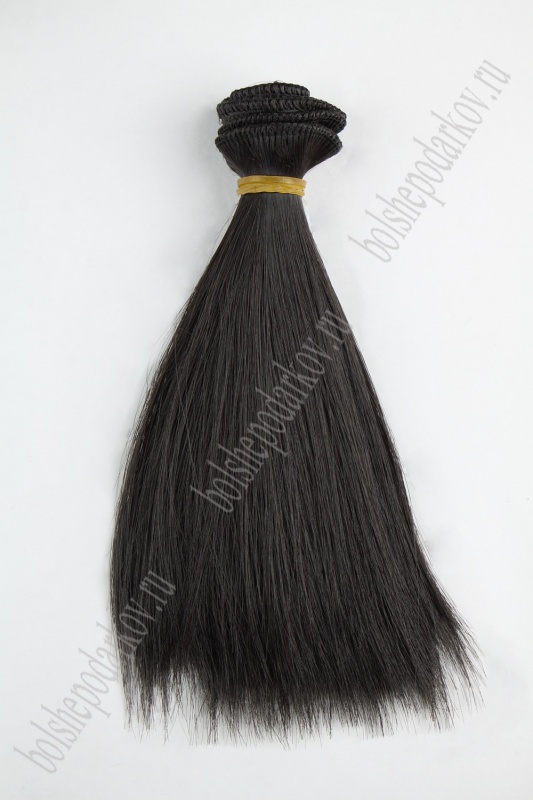 Волосы для кукол прямые №2 d=17см коричневый, медный 304-112/SF-2859														