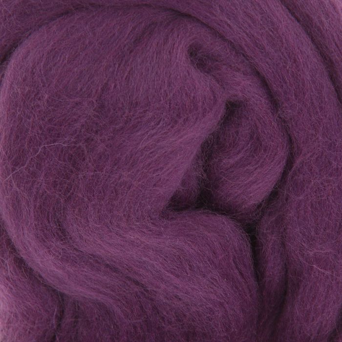 Пряжа "Для валяния" ежевика 191 тонкая 50 г. Пехорка