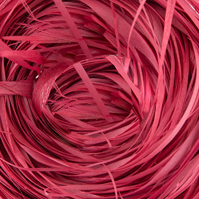 Лыко чесаное для рукоделия красный 30гр LKB-30														