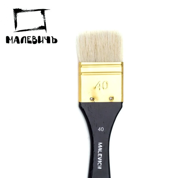 Кисть щетина флейц №40 "Анри"  МАЛЕВИЧЪ 791340														