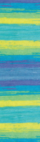 Пряжа "COTTON GOLD BATIK" 4146 беж/гол/серый 5*100 г. 330м 55% хлопок, 45% акрил  ALIZE 4146																									