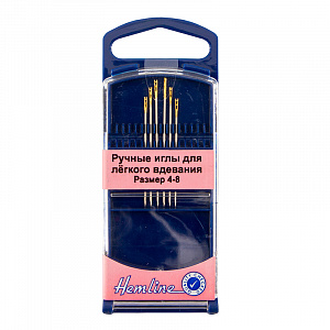 Иглы легковдеваемые 4-8, 5шт  Hemline 216G.48/G002														