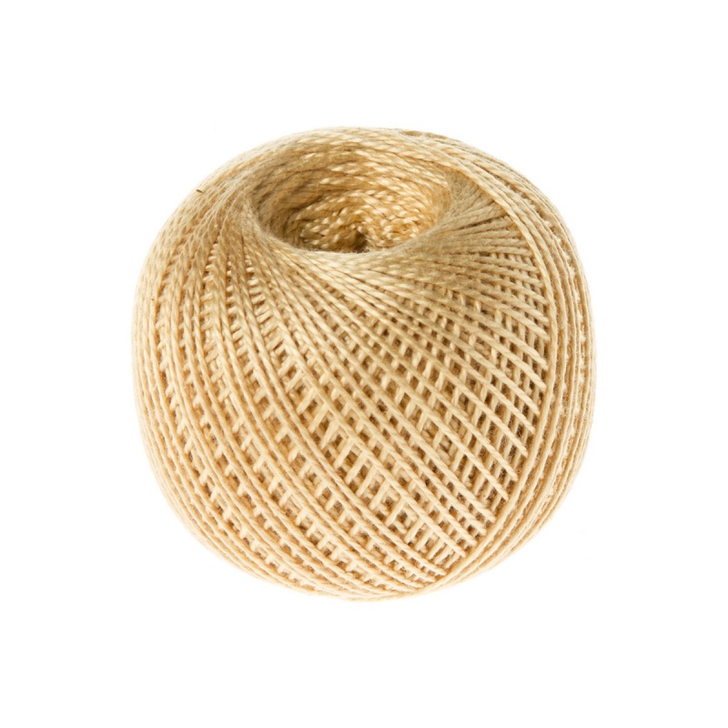 Пряжа "Ирис" 5902 светло-бежевый 20*25 г. 150м 100% хлопок 5902														