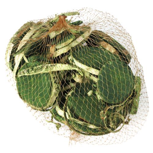 Спилы круглые, зеленый d=4-7см, h=0,4см 250г.  Айрис 7708982/YW072-1														