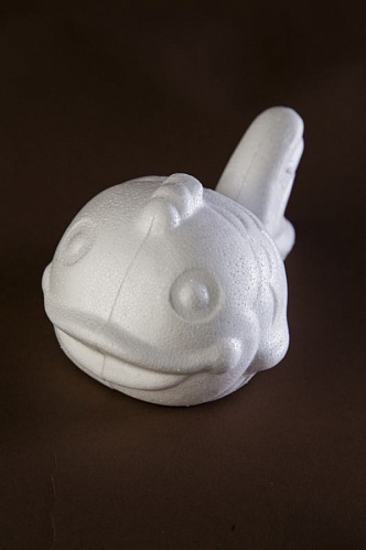 Пенопласт белый Рыбка средняя h=15*10cм за 1шт.