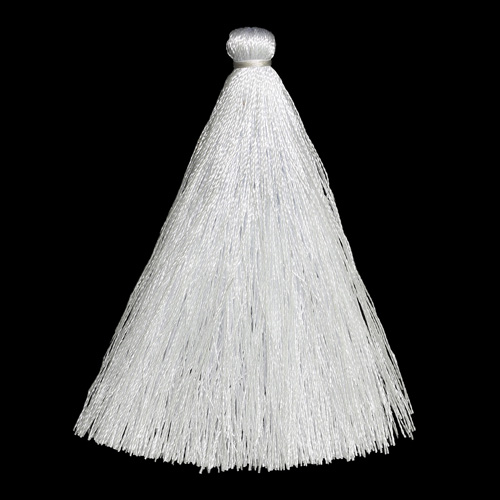 Кисти для штор декоративные 6,5см, полиэстер (белый)  АСТРА 7720017														