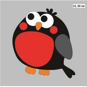 Набор для творчества "Игрушка "Снегирь" из пенопласта 15см  CENTRUM