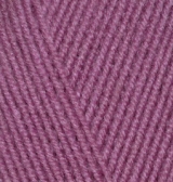 Пряжа "LANAGOLD 800 CLASSIC" 28 ст. роза 5*100 г. 800м 49% шерсть, 51 % акрил  ALIZE									