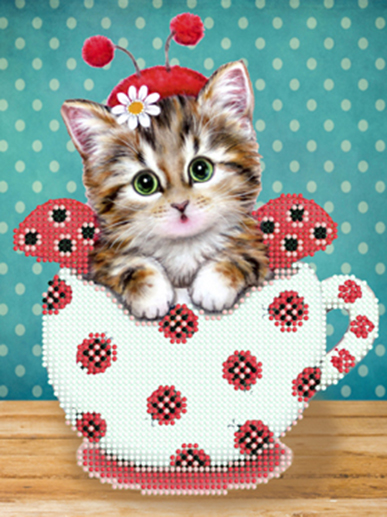 Вышивка бисером Наследие "Котейка 1/2" (13*18см) НД-045/046														