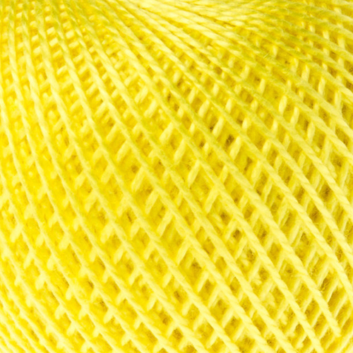 Пряжа "Ирис" 0204 лимонный 20*25 г. 150м 100% хлопок 0204														