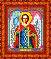 Канва с рисунком бисер "Святой Арх. Михаил" (А5)  Каролинка КБИ-5071