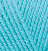 Пряжа "Extra" 287 св. бирюзовый 5*100 г. 220м 100 % акрил  ALIZE 287														